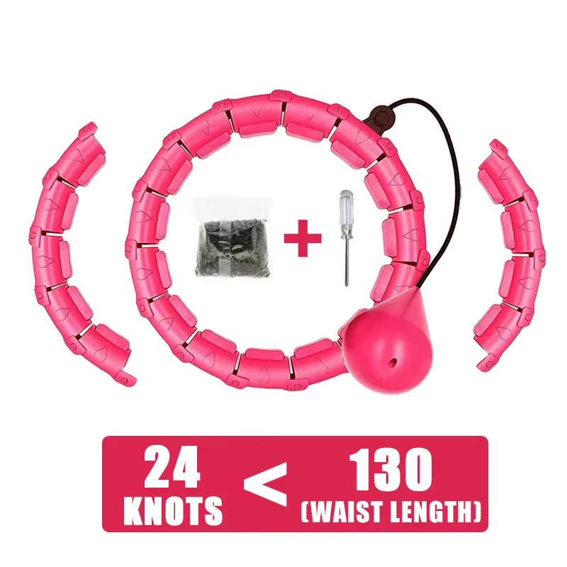 Core Surge® Smart Weighted Hula Hoop for Adults – Adjustable Fitness Hoop for Weight Loss & Core Training