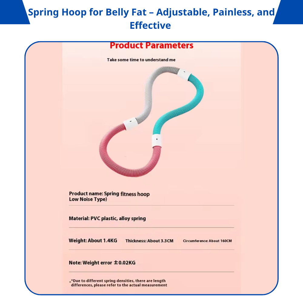 Core Surge® Soft Spring Waist Slimming Hoop – No-Pain Fitness Belt for Women