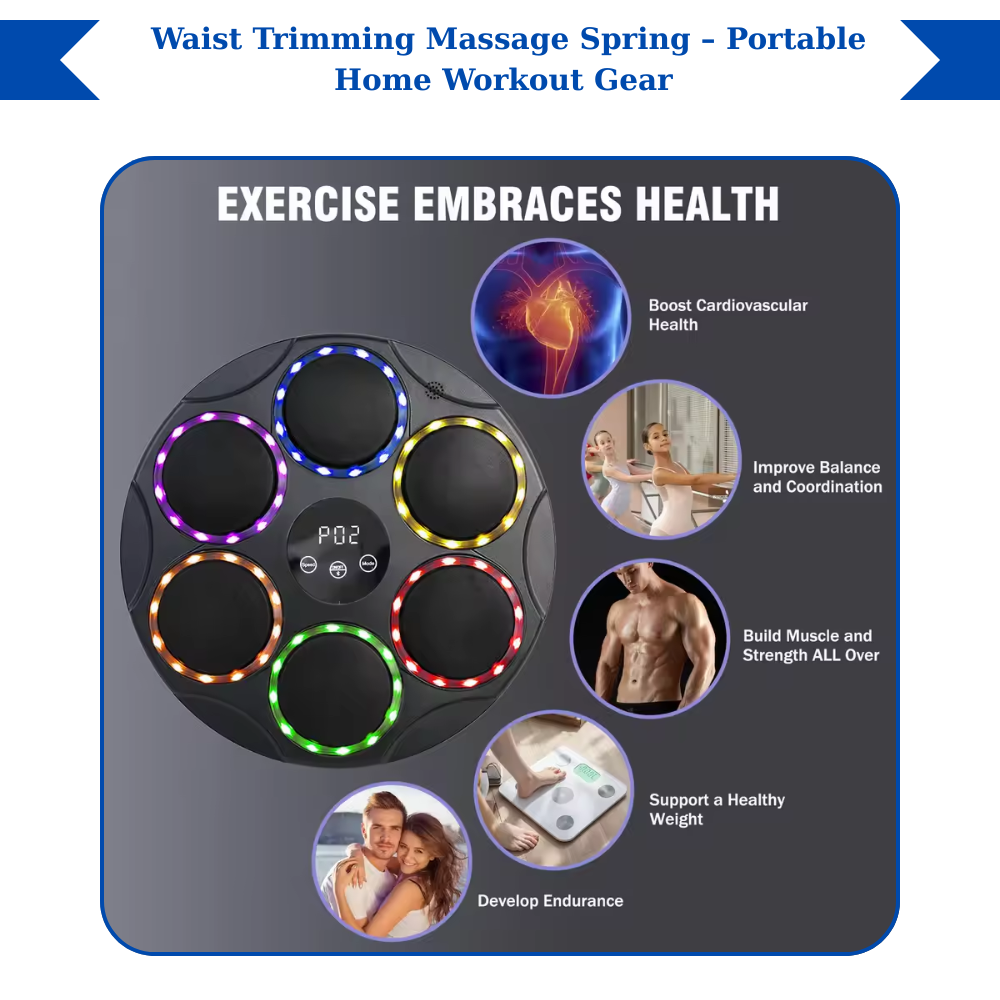 Core Surge® Smart Reflex Boxing Trainer – LED Wall Target for Home Workouts