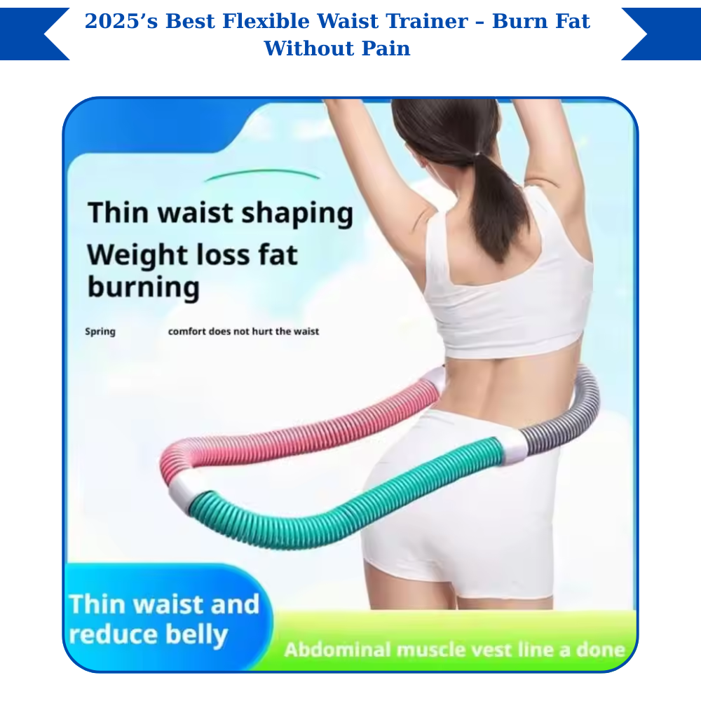 Core Surge® Soft Spring Waist Slimming Hoop – No-Pain Fitness Belt for Women