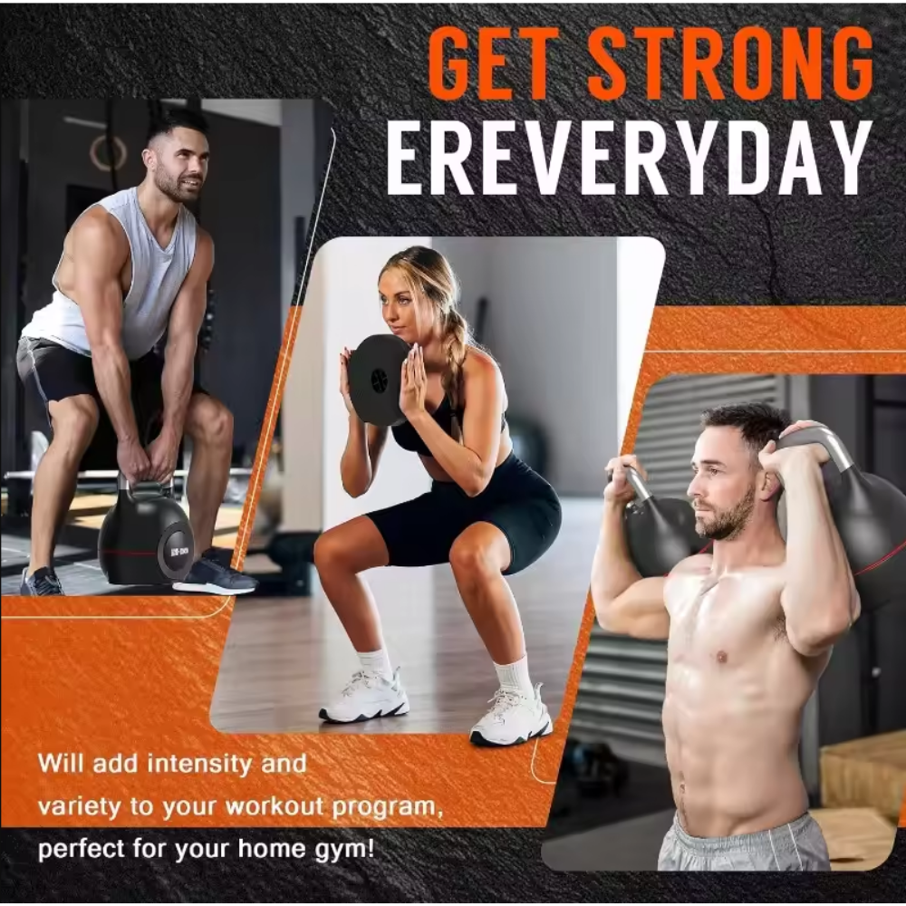 Core Surge® Adjustable Kettlebell – 6-in-1 Smart Weight System (18–40 lbs)