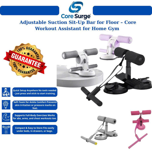 🏋️♀️ 5 Reasons You Should Be Using a Suction Sit-Up Bar for Home Workouts