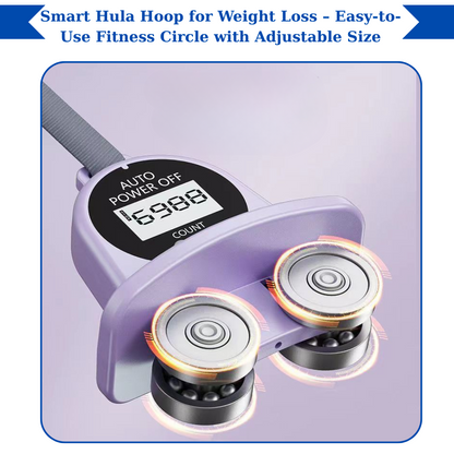 Core Surge® Smart Weighted Hula Hoop for Adults – Adjustable Fitness Hoop for Weight Loss & Core Training