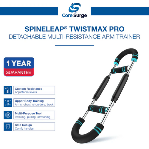 Core Surge® TwistMax Pro – Detachable Multi-Resistance Arm Trainer