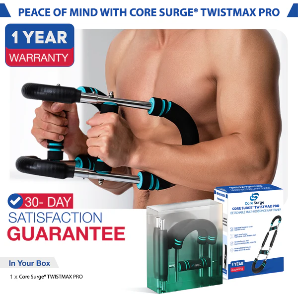 Core Surge® TwistMax Pro – Detachable Multi-Resistance Arm Trainer