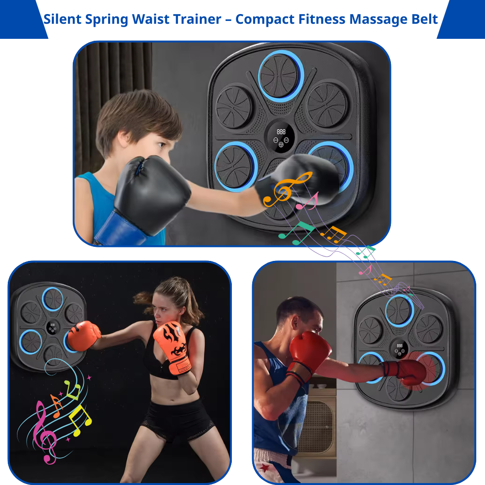 Core Surge® Smart Reflex Boxing Trainer – LED Wall Target for Home Workouts