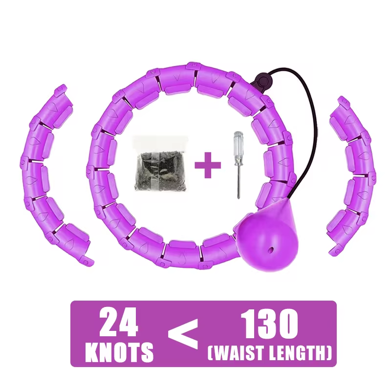 Core Surge® Smart Weighted Hula Hoop for Adults – Adjustable Fitness Hoop for Weight Loss & Core Training