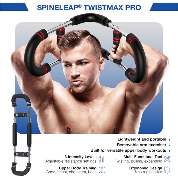 Core Surge® TwistMax Pro – Detachable Multi-Resistance Arm Trainer