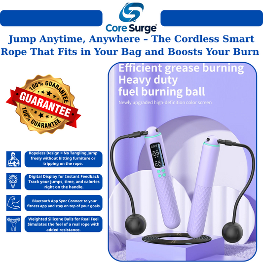Core Surge® Burn Calories Anywhere with This Cordless Smart Jump Rope
