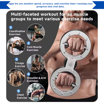Core Surge® Rotary Arm Strength Trainer – Adjustable Speed Arm Spinner for Reflex, Strength & Endurance