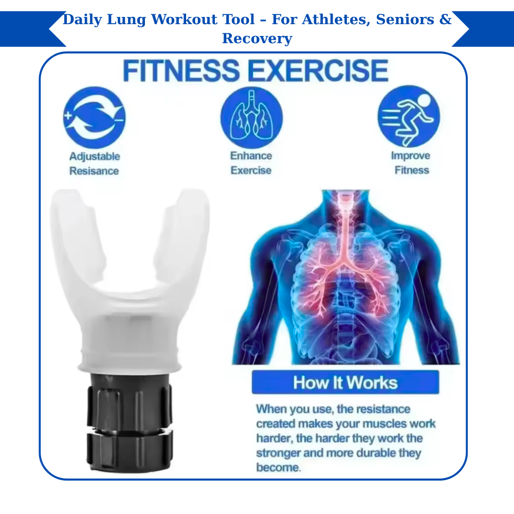 Core Surge® Train Your Lungs Like a Pro – Adjustable Breathing Resistance Tool