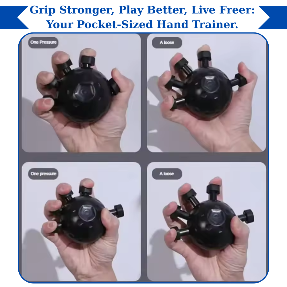 Grip Stronger, Play Better, Live Freer: Your Pocket-Sized Hand Trainer.