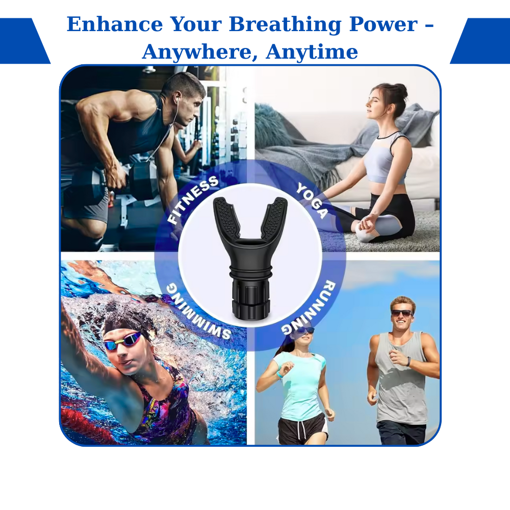 Core Surge® Train Your Lungs Like a Pro – Adjustable Breathing Resistance Tool