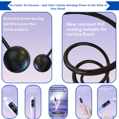 Core Surge® Burn Calories Anywhere with This Cordless Smart Jump Rope