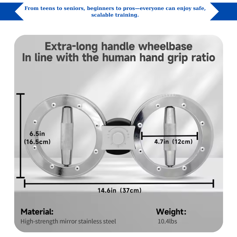 Core Surge® Rotary Arm Strength Trainer – Adjustable Speed Arm Spinner for Reflex, Strength & Endurance