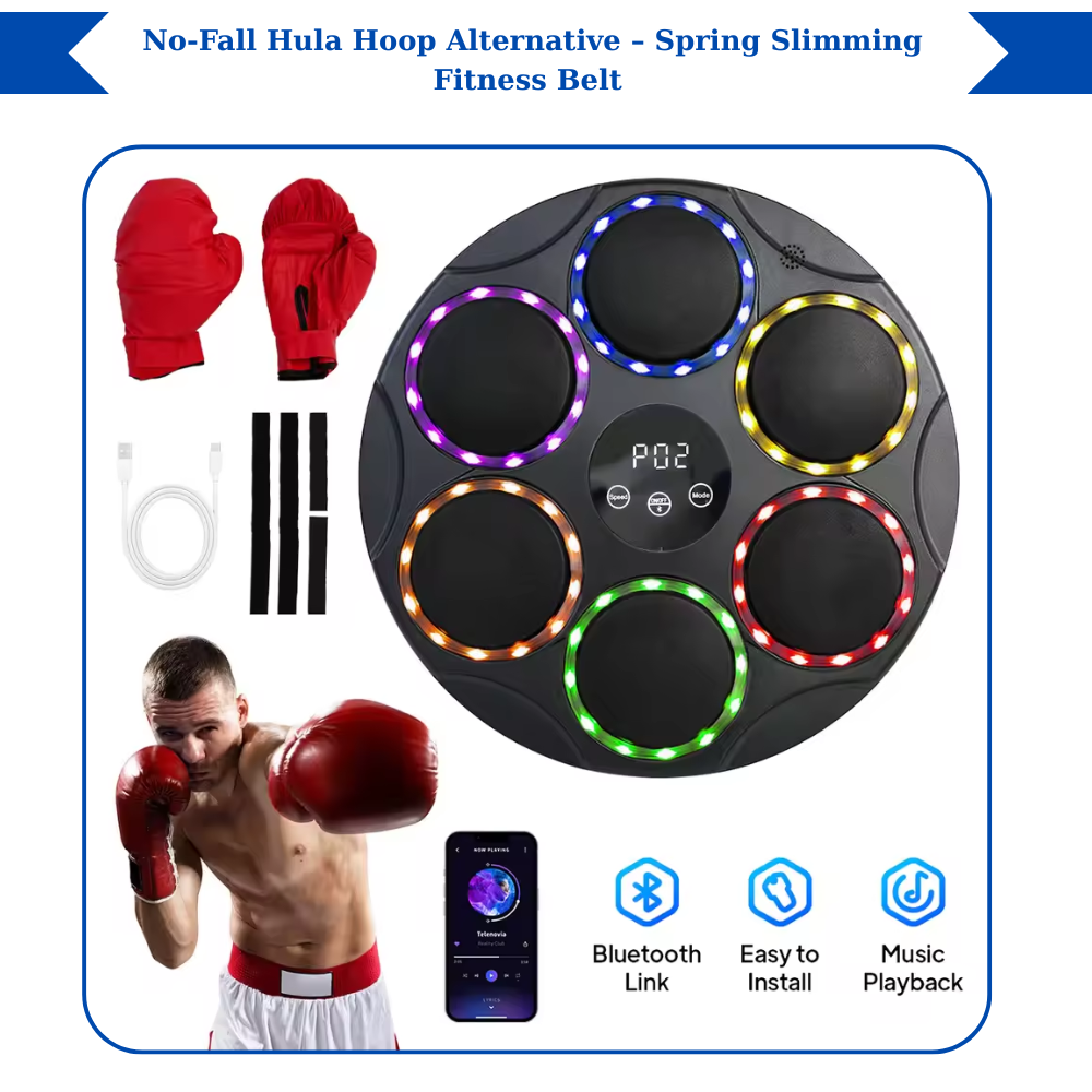 Core Surge® Smart Reflex Boxing Trainer – LED Wall Target for Home Workouts