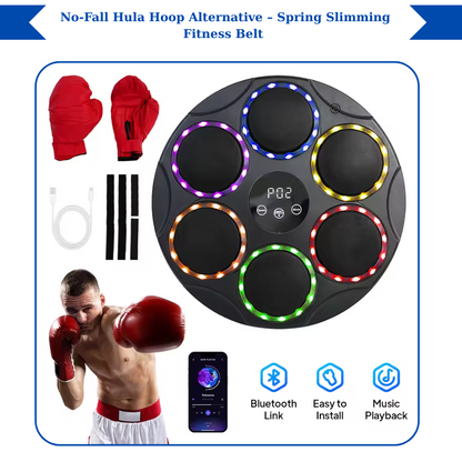 Core Surge® Smart Reflex Boxing Trainer – LED Wall Target for Home Workouts